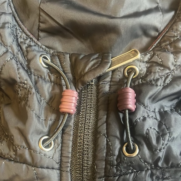 ISIS Clothing for Women Quilted Hooded  Jacket black with hood size 6 - Picture 5 of 13